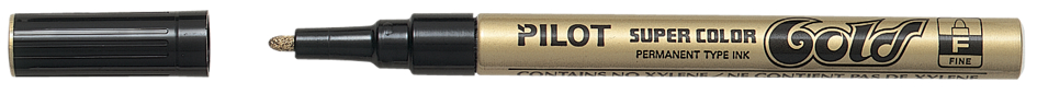 PILOT Marqueur permanent SUPER COLOR Gold, fin, or