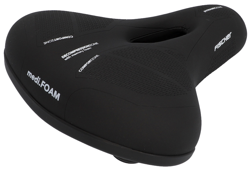 FISCHER Selle pour vélo de randonnée R.E.Med Memory Foam