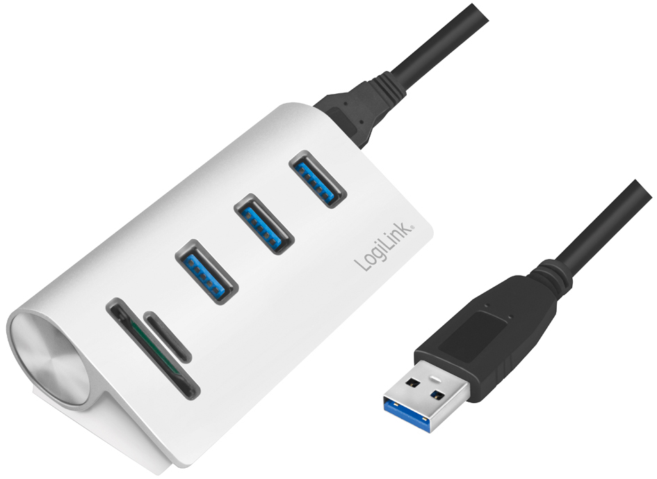 Hub USB avec lecteur de cartes