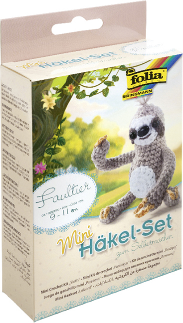 folia Mini kit de crochet 'paresseux'
