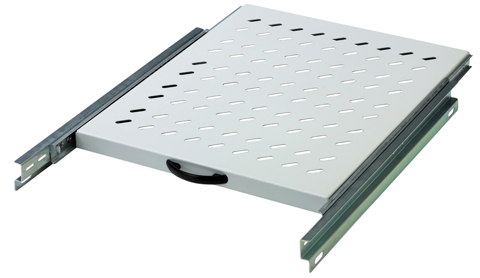 DIGITUS étagère 19', 1U, extensible, profondeur: 345 mm