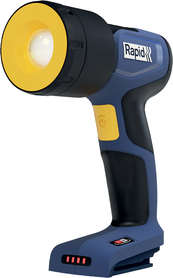 Rapid Lampe de poche LED rechargeable BWL290, bleu/noir