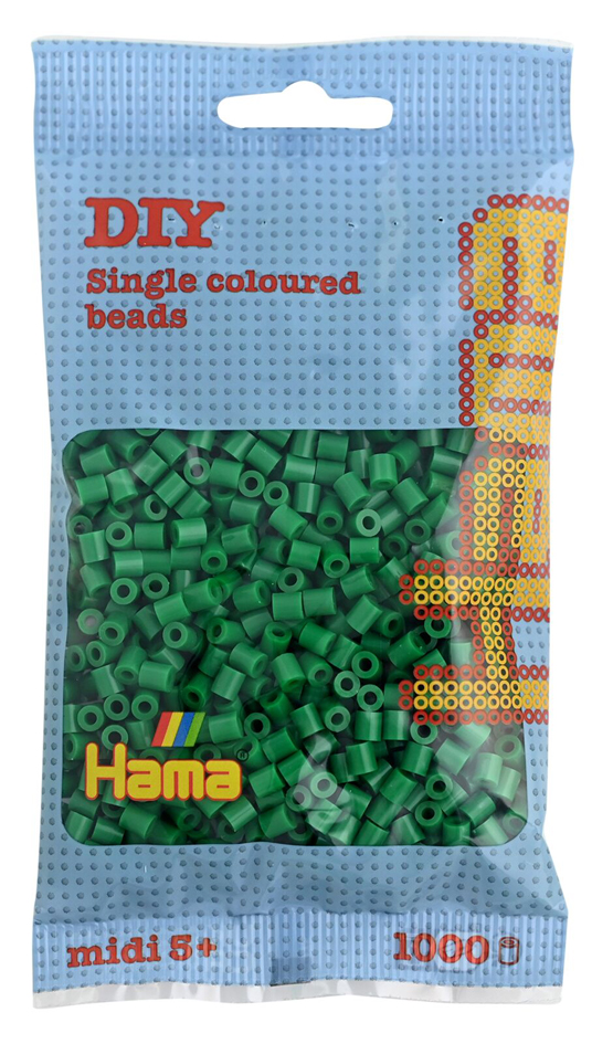 Hama Perles à repasser midi, dans un sachet, vert