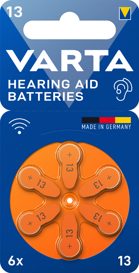 VARTA Pile bouton pour appareil auditif 'Hearing Aid