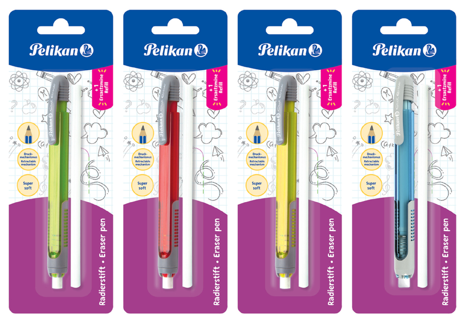 Pelikan Stylo-gomme fourni avec une gomme de rechange,