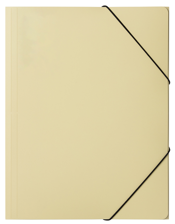 PAGNA Chemise à élastiques 'Pastell eco', A4, PP, jaune