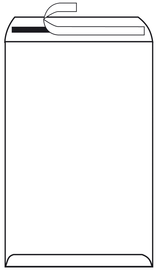herlitz Enveloppe d'expédition, B4, auto-adhésive, marron