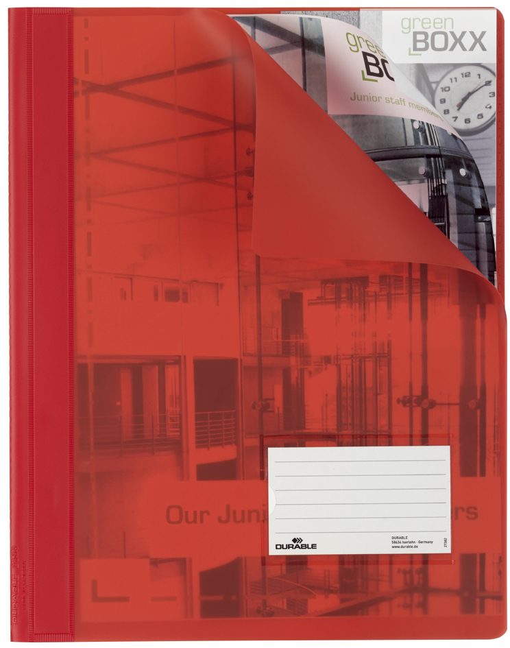 Format A4, PVC - couverture de couleur