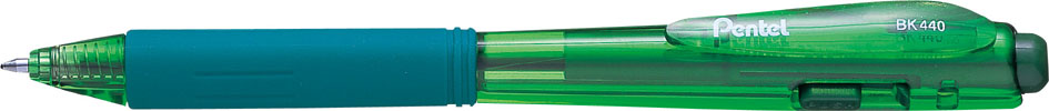 Pentel Stylo à bille rétractable BK440, vert