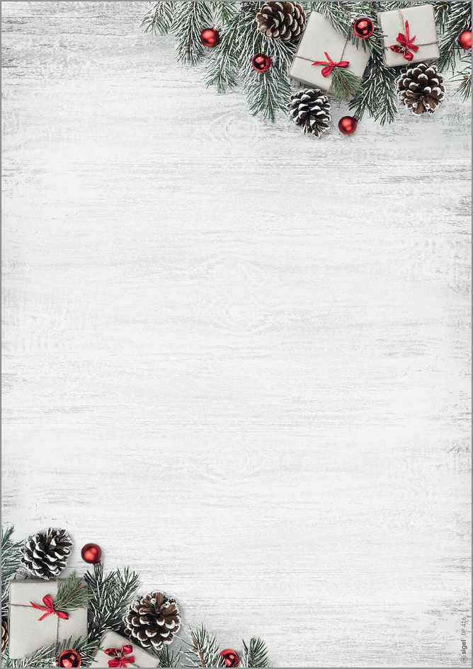 sigel Papier à motif de Noël 'Scandinavian Christmas', A4