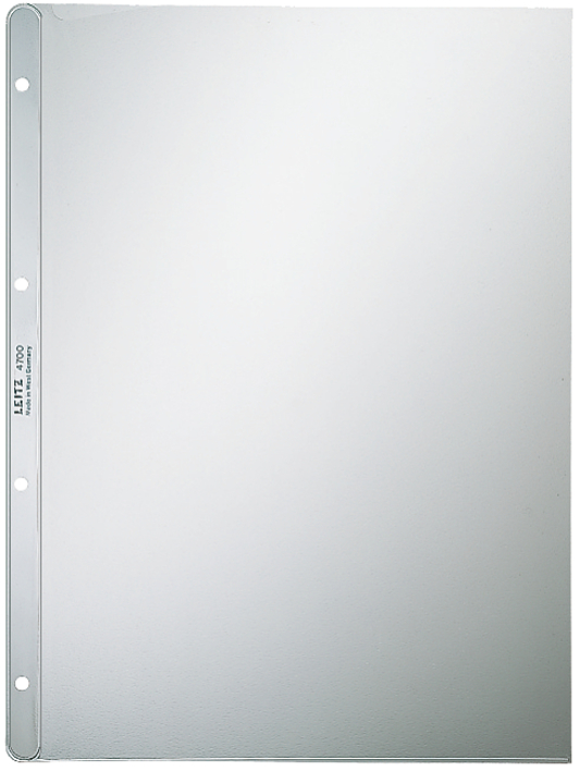 LEITZ Pochette perforée extra solide, format A4, PP, 0,13 mm