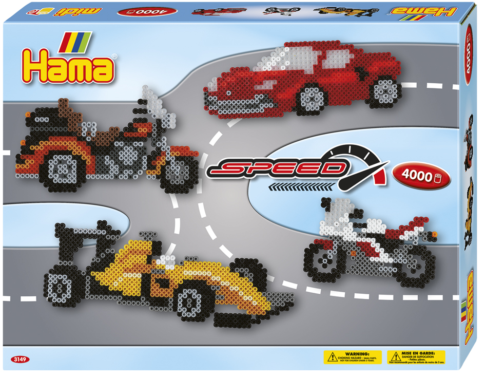 Hama Perles à repasser midi 'speed', coffret cadeau