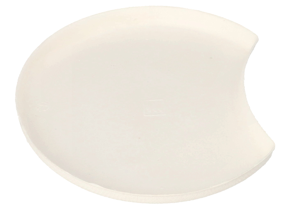 PAPSTAR Assiette en canne à sucre 'pure', demi-lune, 12