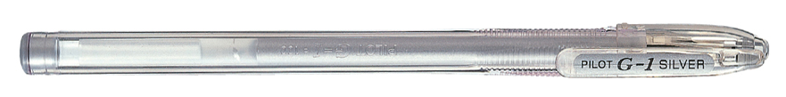 PILOT Stylo roller à encre gel G-1 Métal, argent
