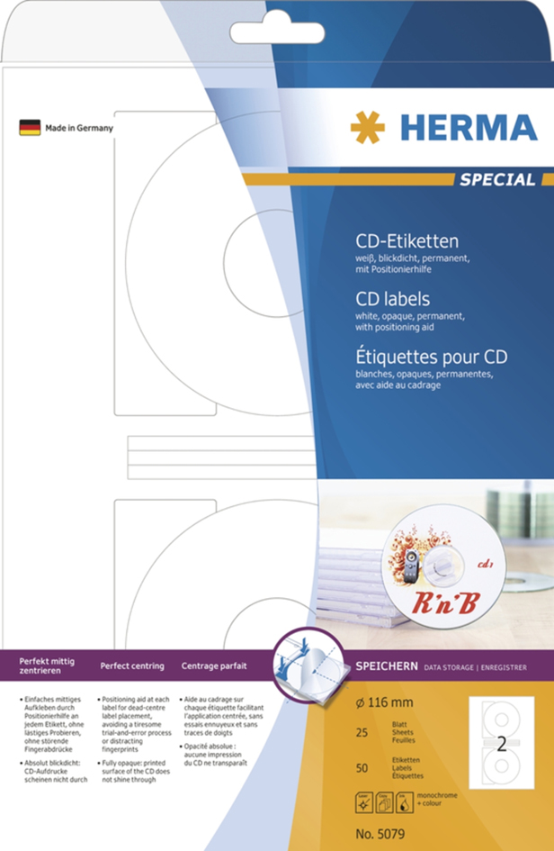 Etiquettes CD / DVD