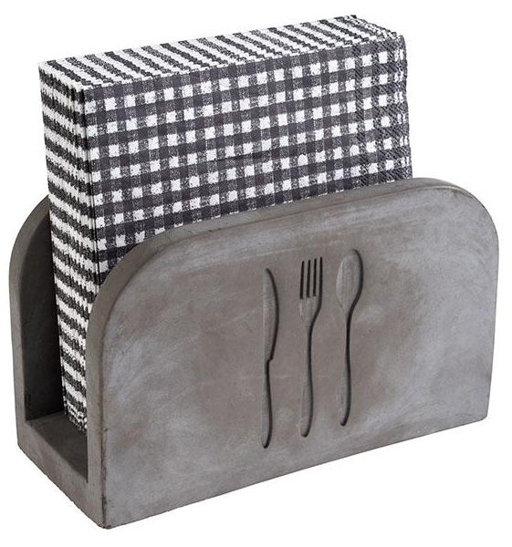 APS Support de serviettes papier ELEMENT, béton, gris