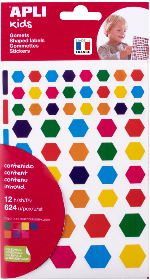 Gommettes "Hexagone"