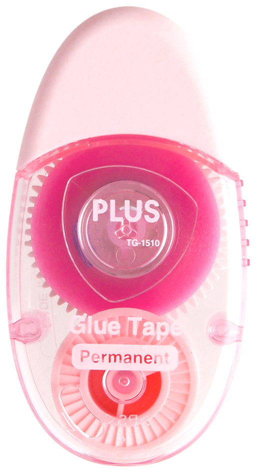 PLUS JAPAN Mini-roller de colle 'LE', 6mm x 12m, dans bocal permanent 6 mm x 12 m assorti 30