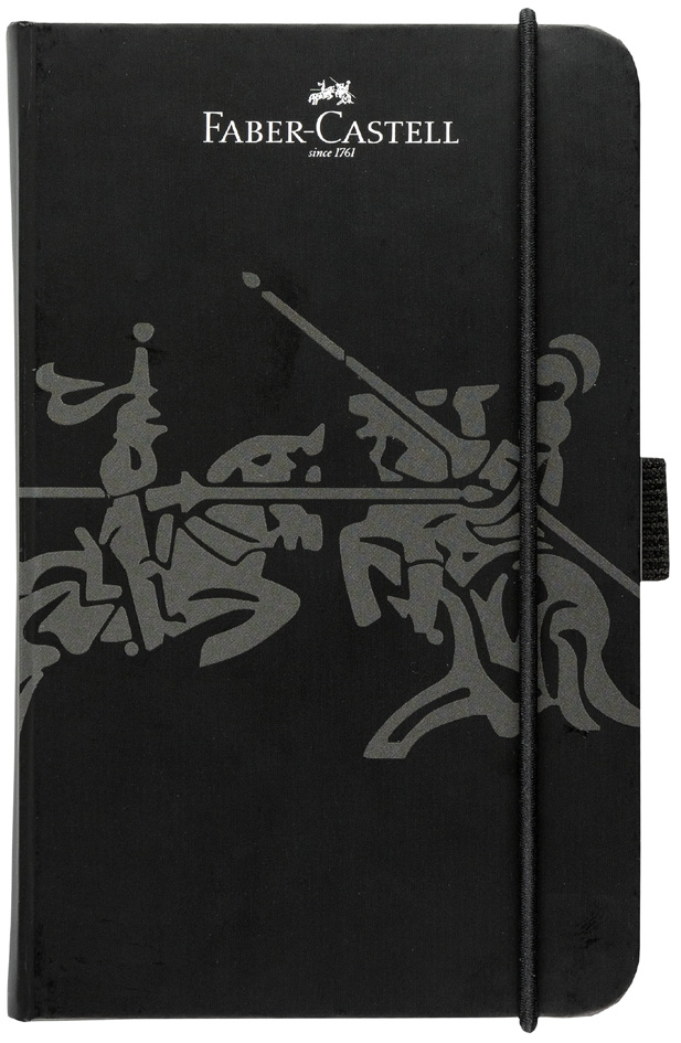 FABER-CASTELL Carnet, A6, quadrillé, noir