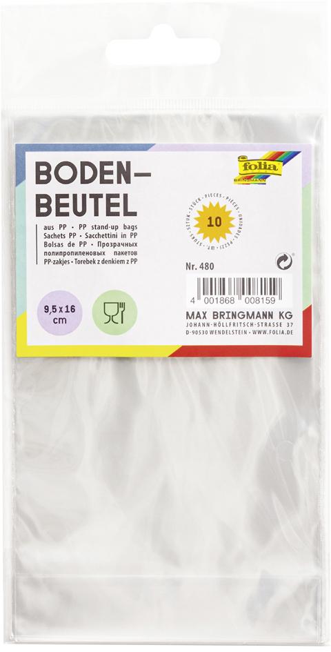 Sachets cellophane, non imprimé