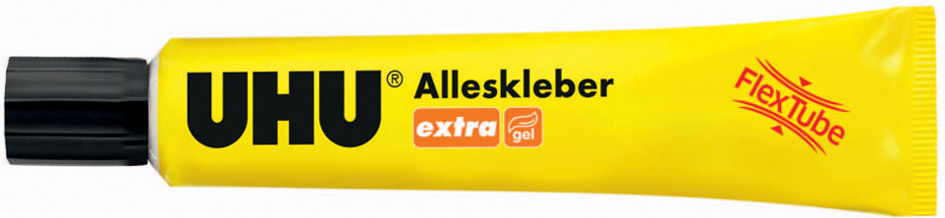 UHU Colle universelle extra, avec solvant, tube de 18 g