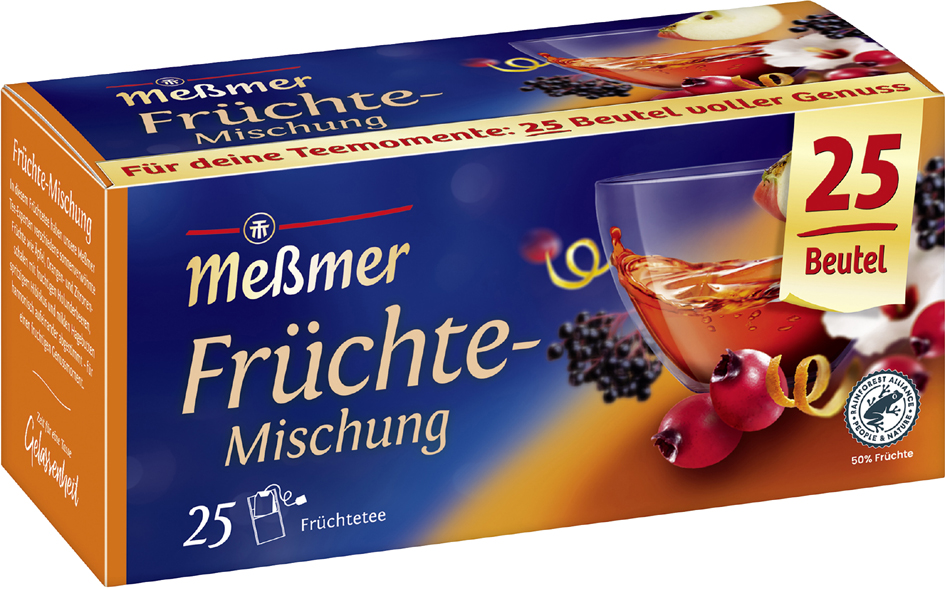 Meßmer Thé 'mélange de fruits', paquet de 25