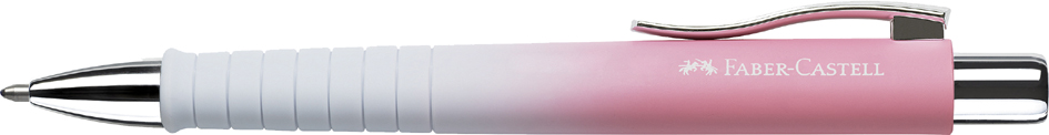 FABER-CASTELL Stylo à bille POLY BALL, blanc / rose