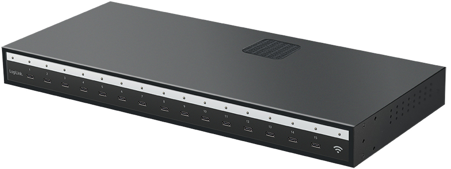 LogiLink Station de charge USB-C (IPSS), 15x USB-C (PD)