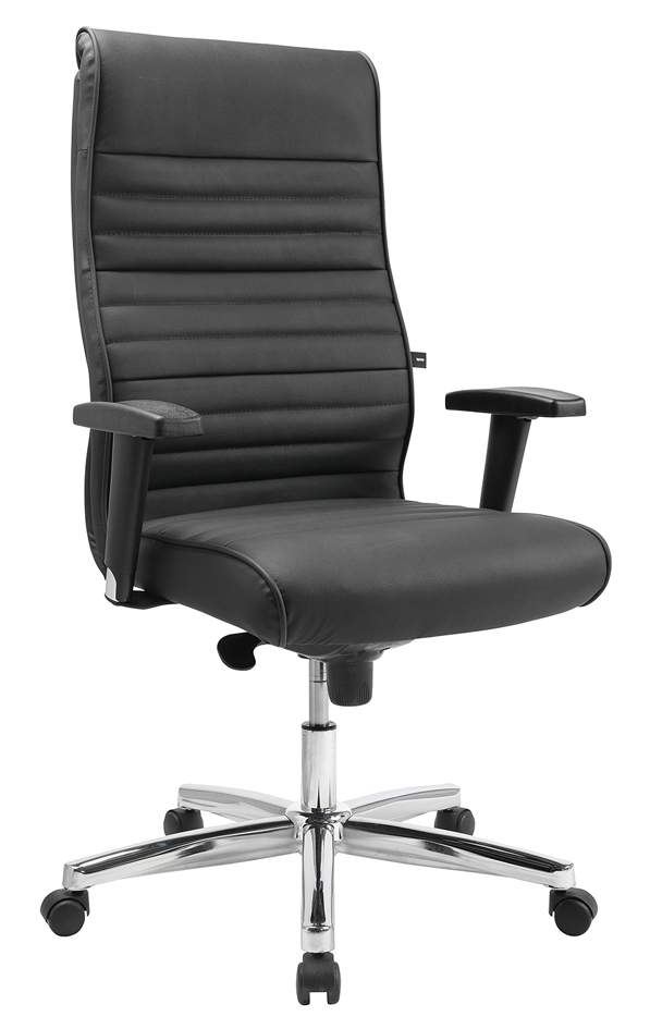 Topstar Fauteuil de direction 'Prime Time 100', cuir, noir