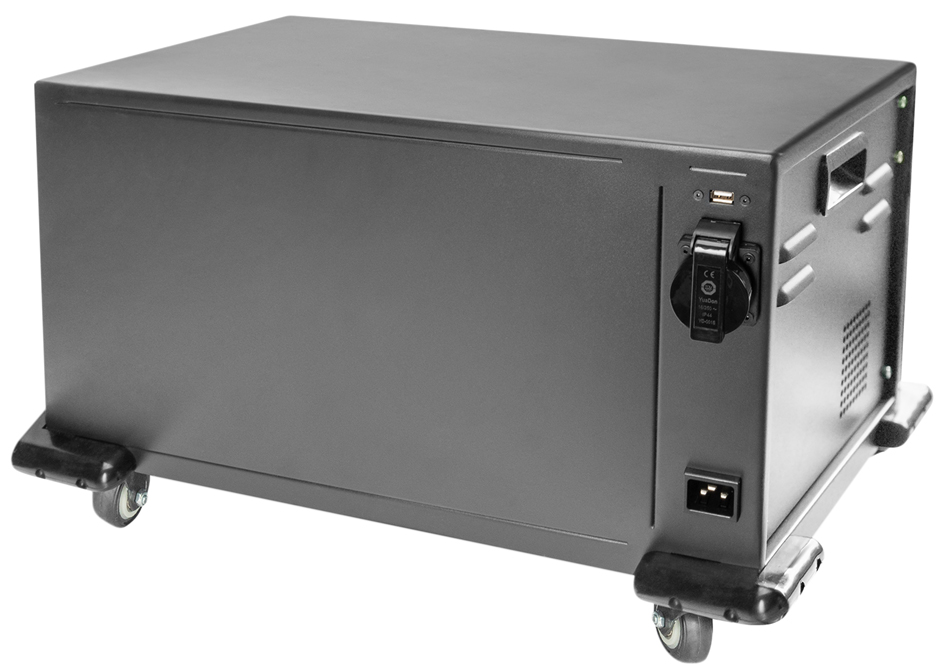Armoire de charge mobile, vue arrière