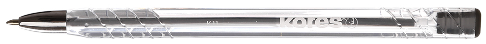 Kores Stylo à bille jetable K-PEN Super Slide K11, noir
