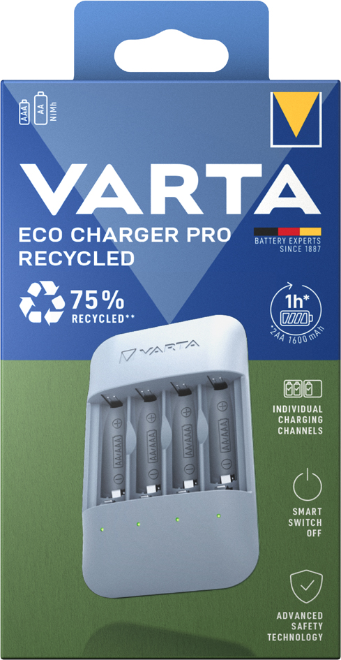 Chargeur Eco Charger Pro Recycled, emballage