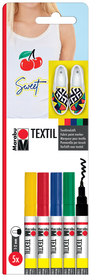 Marqueurs pour textiles, kit