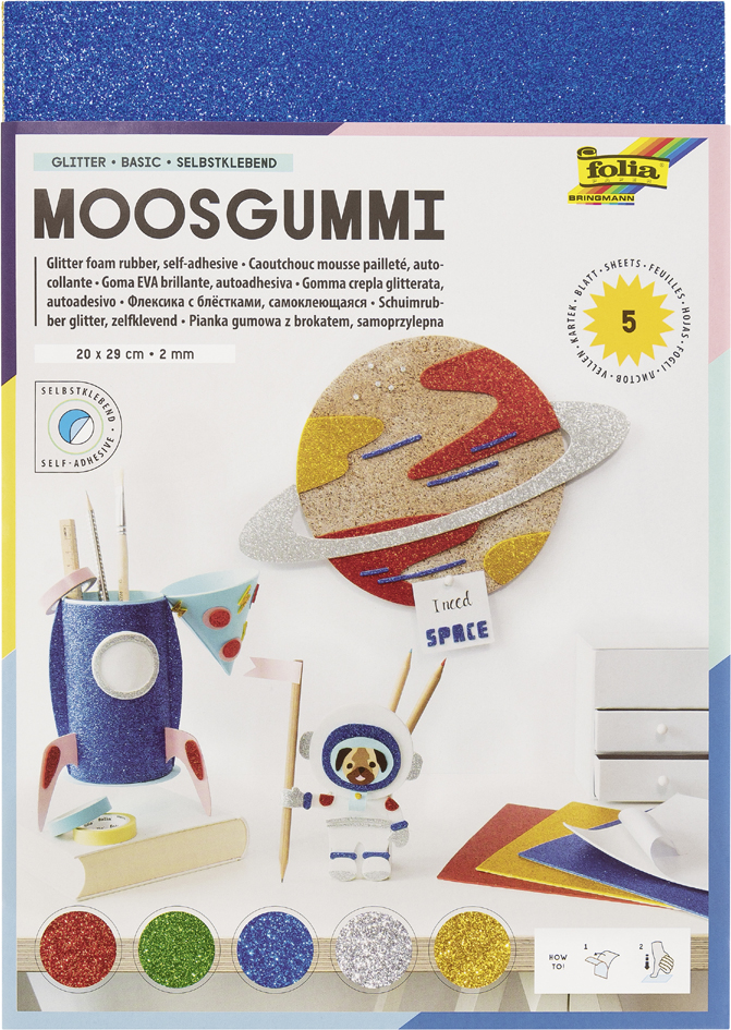 Feuille caoutchouc mousse autocollante