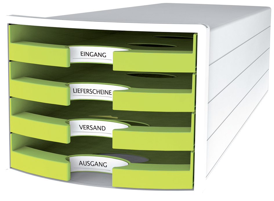 HAN Module de rangement IMPULS 2.0, 4 tiroirs ouverts, blanc
