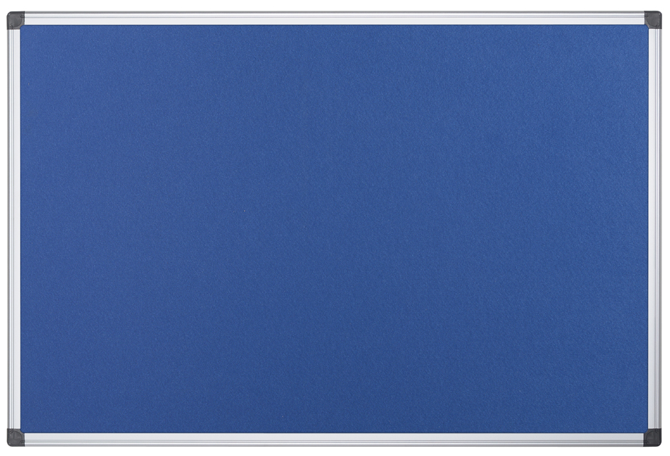 Bi-Office Tableau en feutre 'Maya', 1.200 x 900 mm, bleu