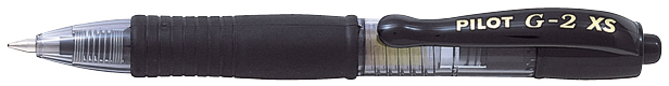 PILOT Stylo roller à encre gel G2 XS7 PIXIE, noir