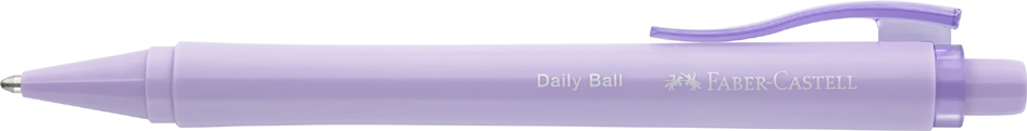 FABER-CASTELL Stylo à bille rétractable DAILY BALL, lilas