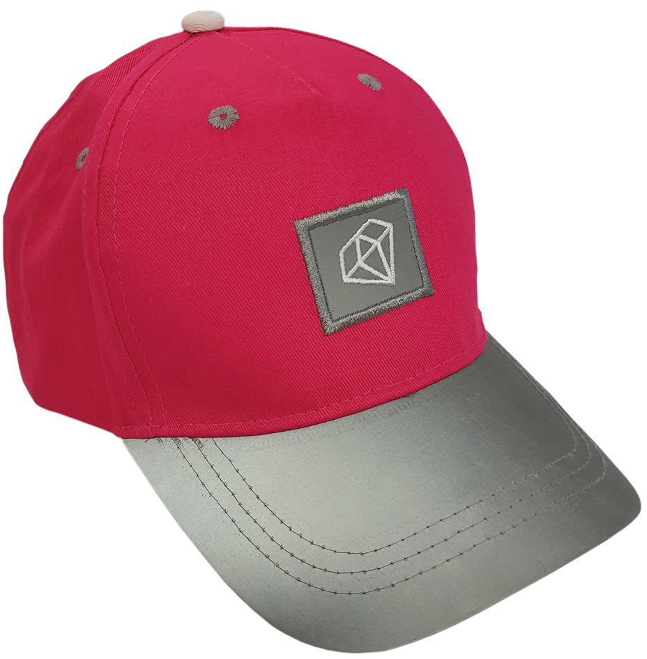 ROTH Casquette pour enfants ReflActions 'Diamant', gris/rose
