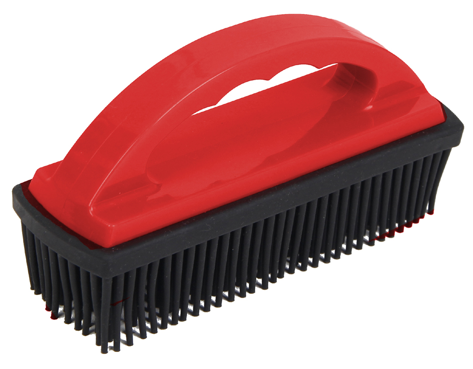 Brosse en caoutchouc pour poils d'animaux