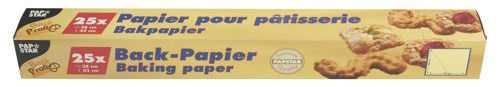Papiers pour patisseries