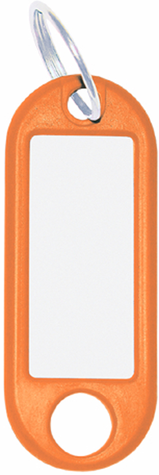 WEDO Porte-clés avec anneau, diamètre: 18 mm, orange
