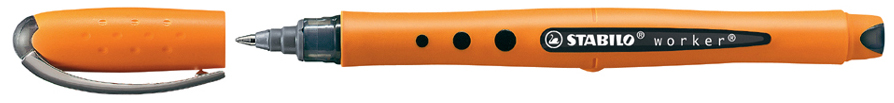 STABILO Stylo roller worker fine, noir
