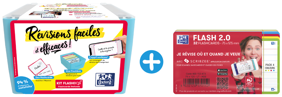 Boîte à fiches éducatives "Flashbox" Starterpack