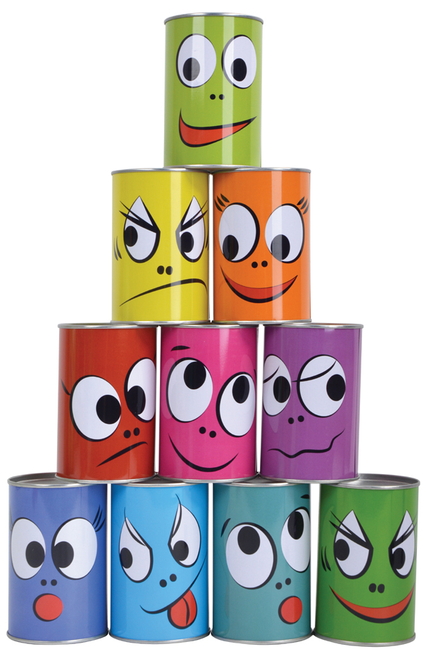 1 côté avec motif de visages