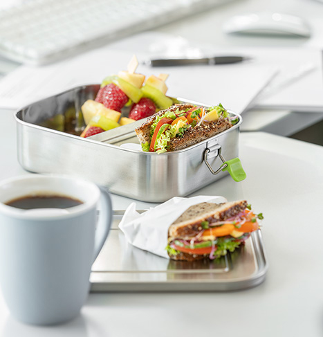 APS Boîte-repas LUNCHBUDDY L, acier inoyxdable, 1,1 litre