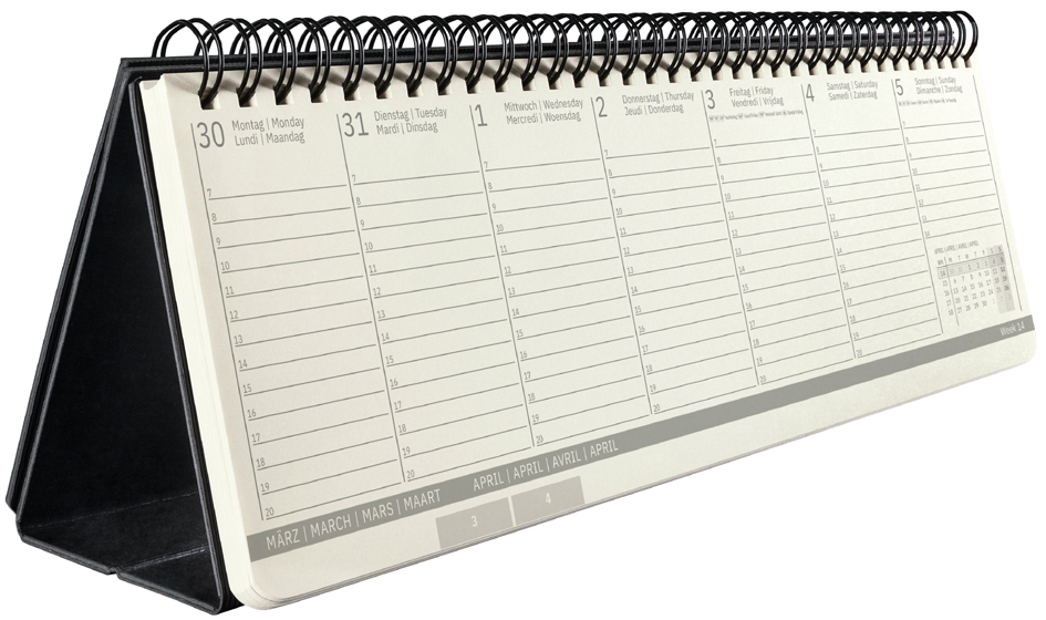 Agendas de bureau - format paysage