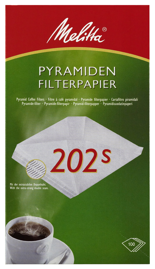 Melitta Filtres à café pyramidal 202s pour machines dans la