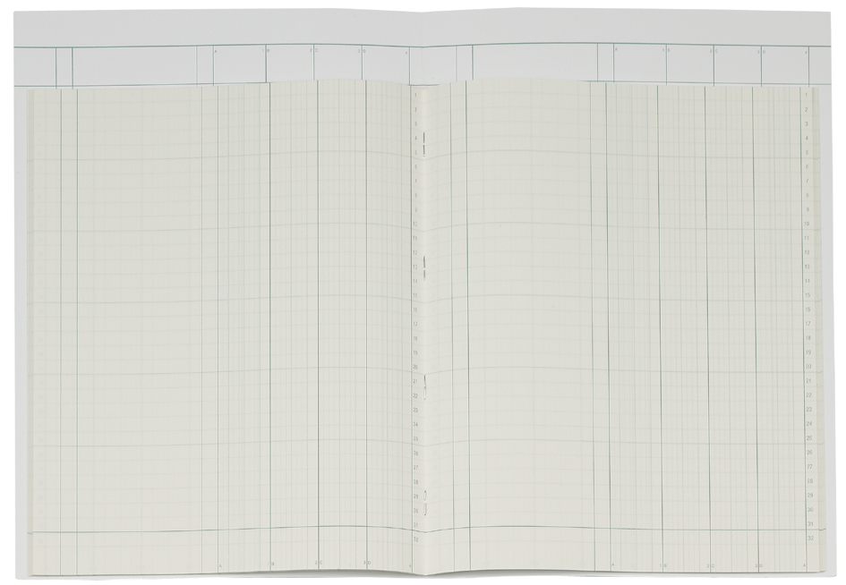 Visuel de référence: Livre à colonnes A4, vue intérieure