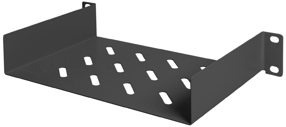 DIGITUS Etagère 10', 1U, noir RAL 9005